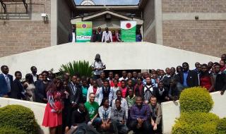 Youths participate in the COP 22 in Morocco in November this year. Image courtesy: African Youth Initiative on Climate Change 